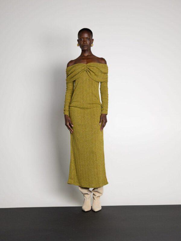Harmony Olive Dress
