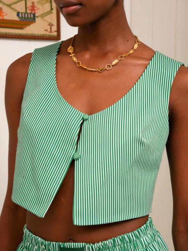 REGGAE VEST GREEN