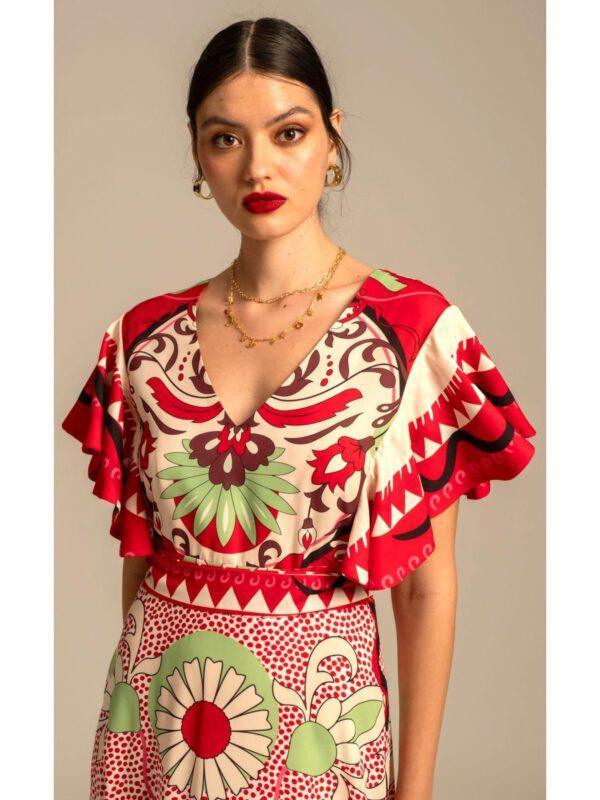 S25904-1 MANDALA LONG DRESS