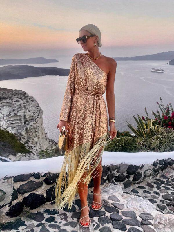 GOLDEN MUSE DRESS