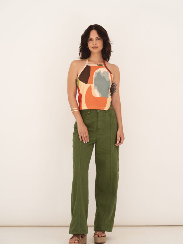 Liv Printed Jersey Top