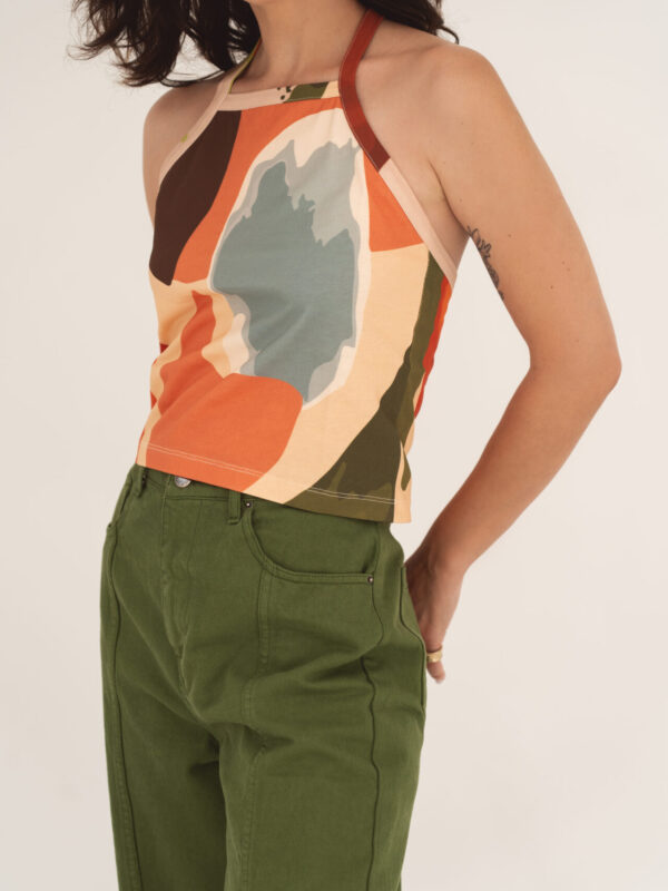 Liv Printed Jersey Top