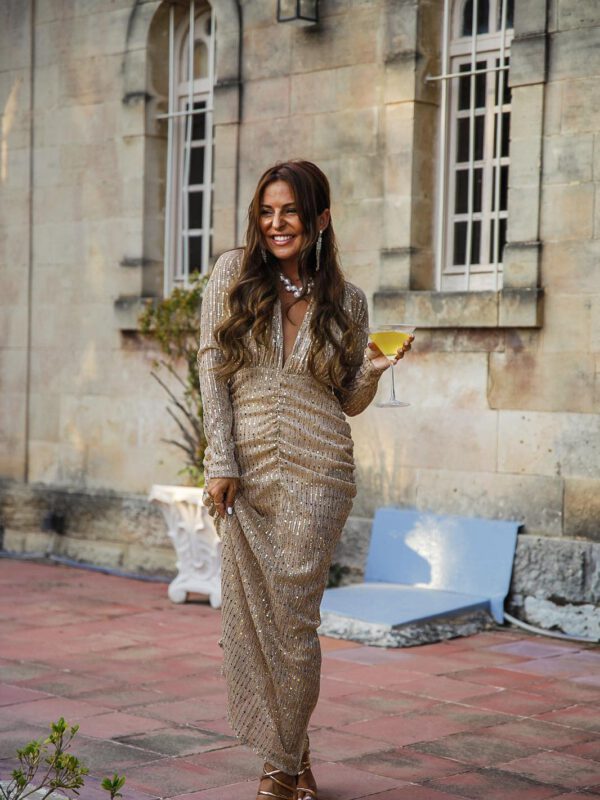 GOLDEN AYRA SEQUIN GOWN