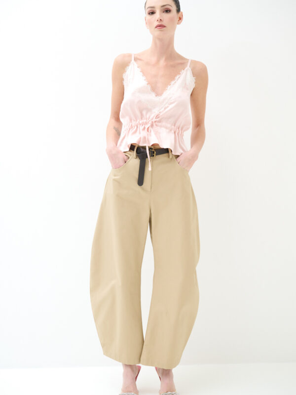 BARREL LEG PANTS