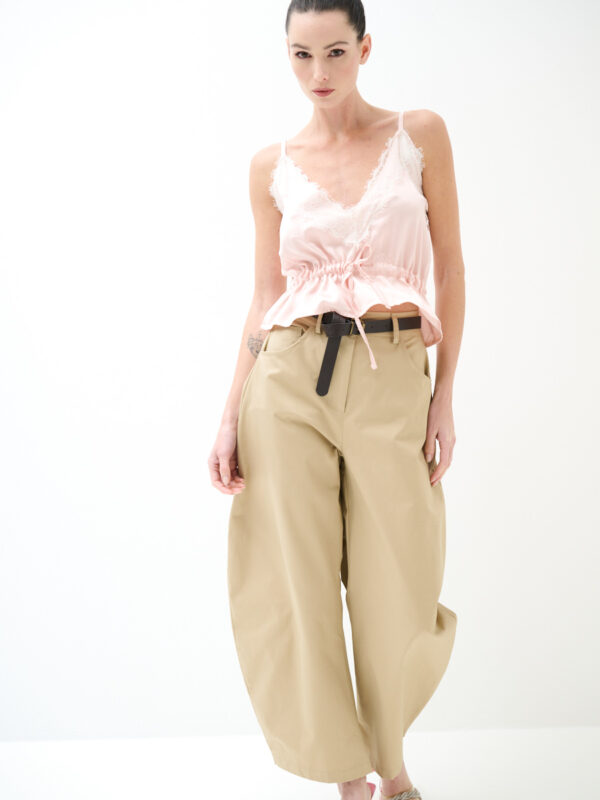 BARREL LEG PANTS
