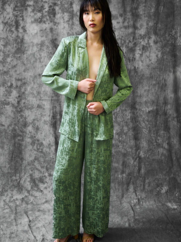 SAGE GLOW WIDE LEG PANTS