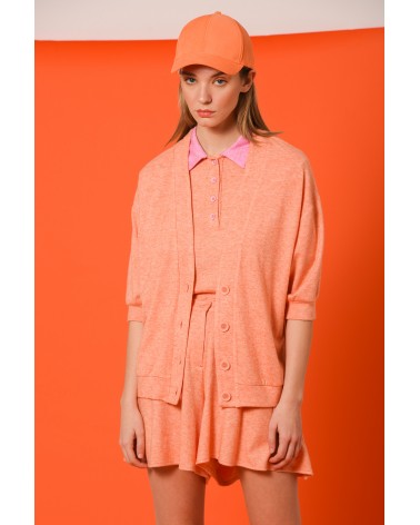 Confetti Cardigan Peach