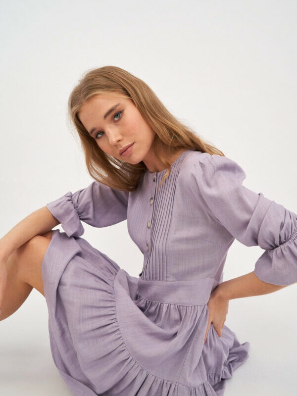 LILAC DREAM TIERED DRESS