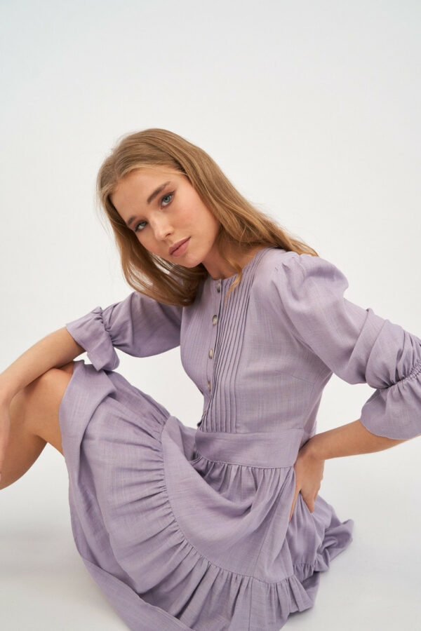 LILAC DREAM TIERED DRESS