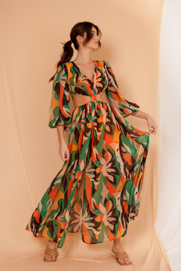 Toscana Green Dress